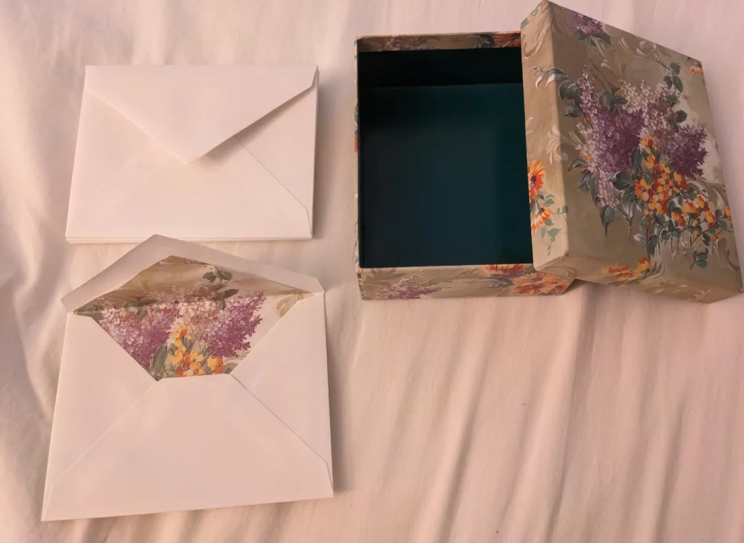 Floral Stationery Set with Box 🏒 thumbnail