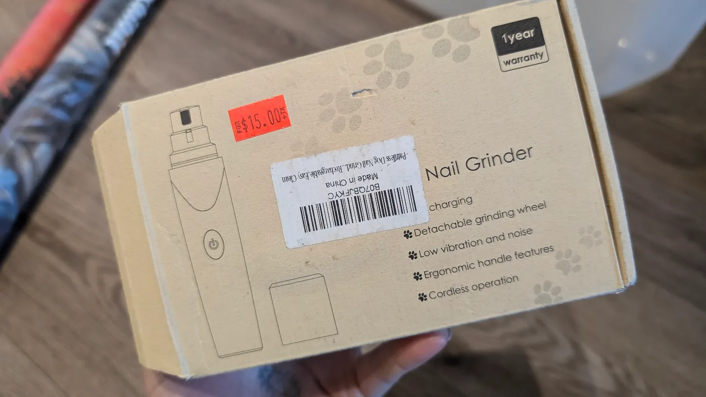 Electric Dog Nail Grinder/Trimmer thumbnail