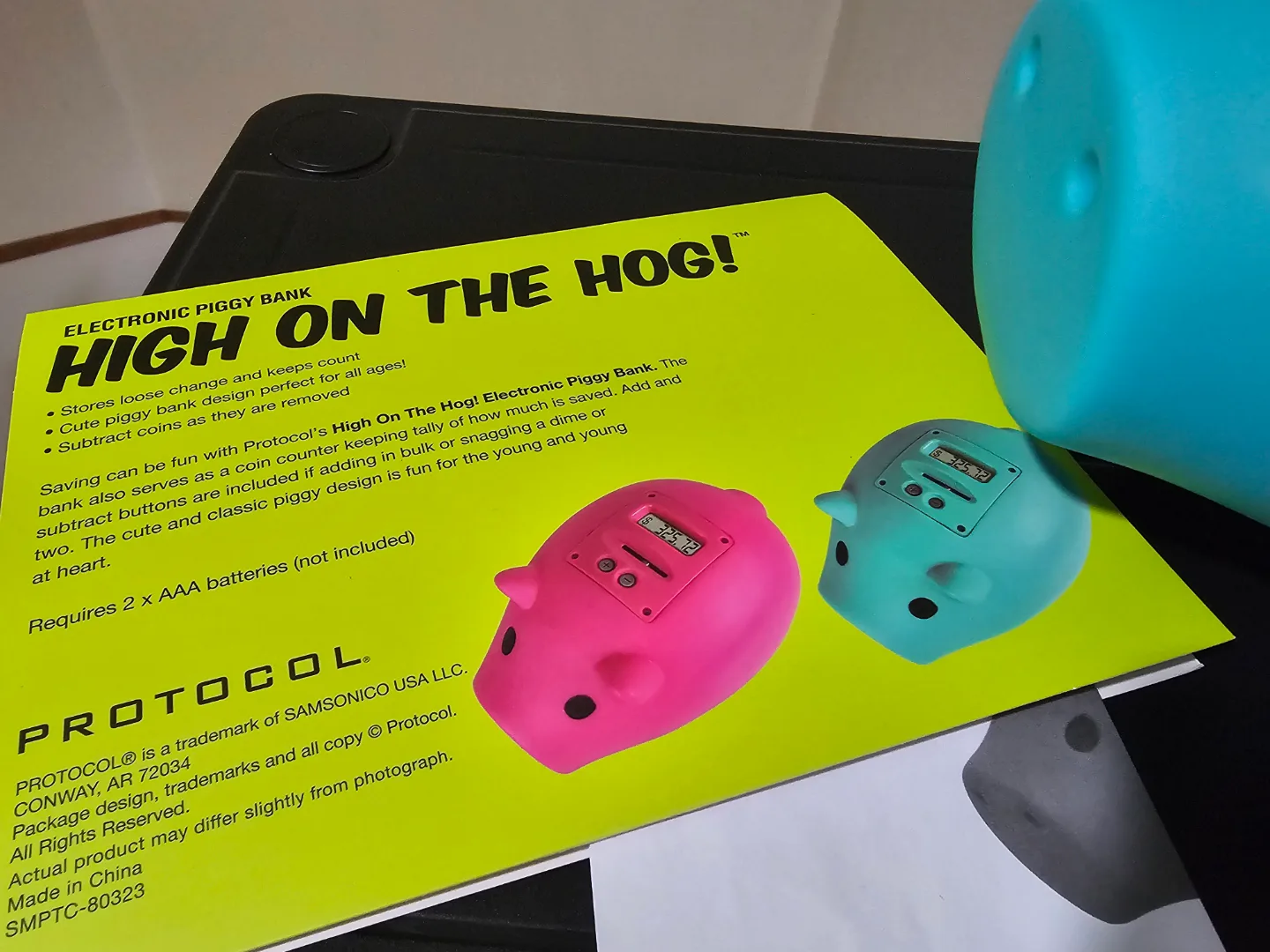PROTOCOL High on the Hog! Electronic Piggy Bank image indicator(2)