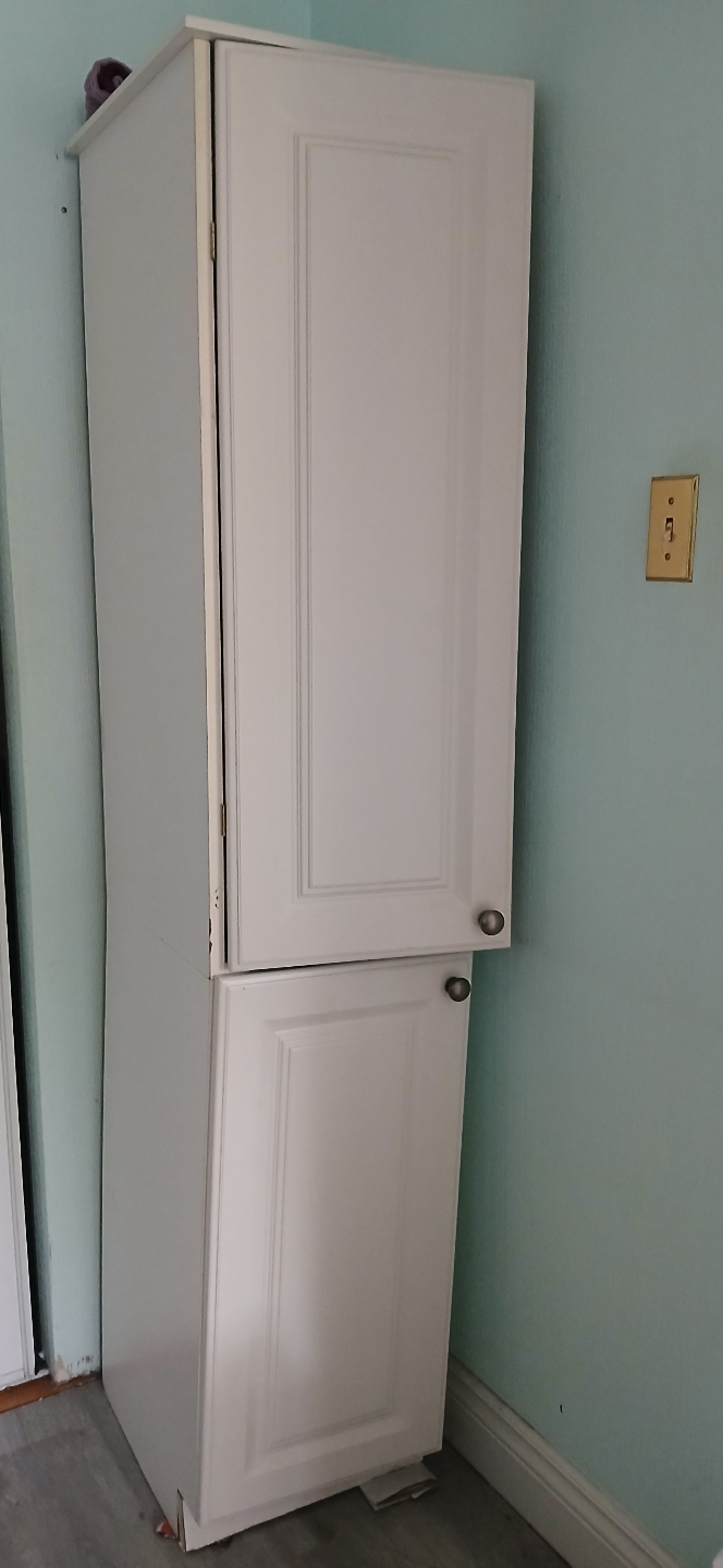 White Corner Cabinet #freecycle
