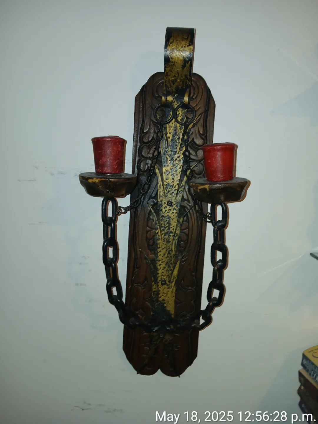 Set of Three Rustic Wall Candle Holders -$30 for 3, or $15 each thumbnail