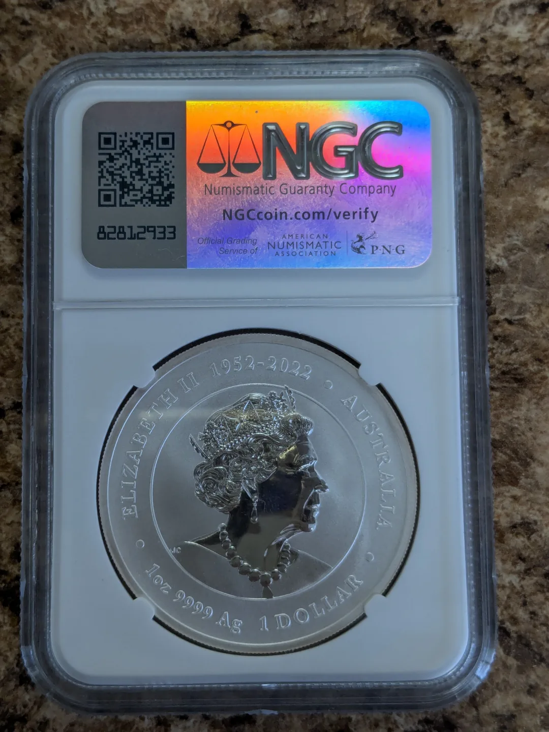 2024 Australia $1 Year of the Dragon 1oz Silver Coin NGC MS70 image indicator(2)