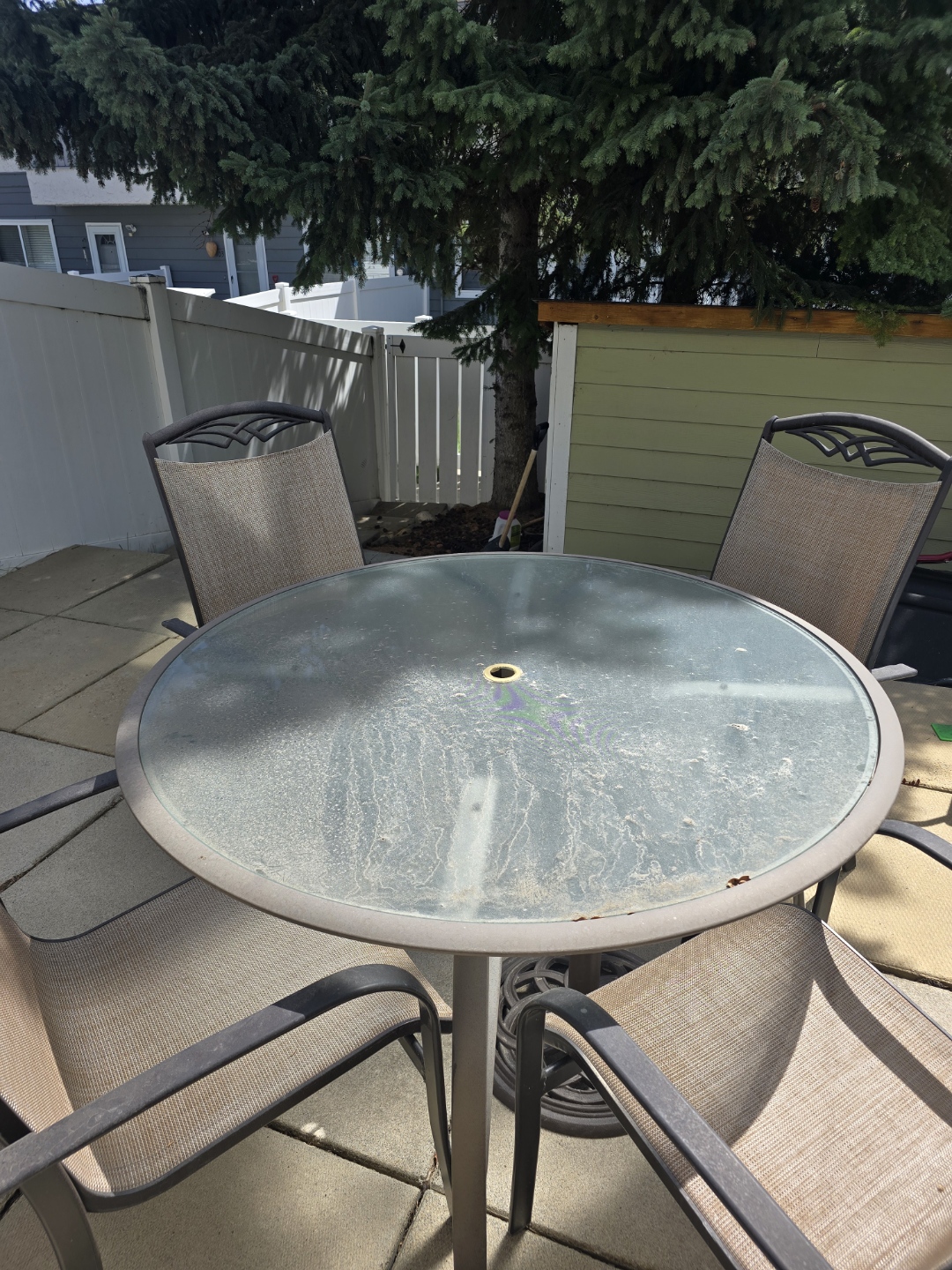 Patio Set with Umbrella Stand - photo 2