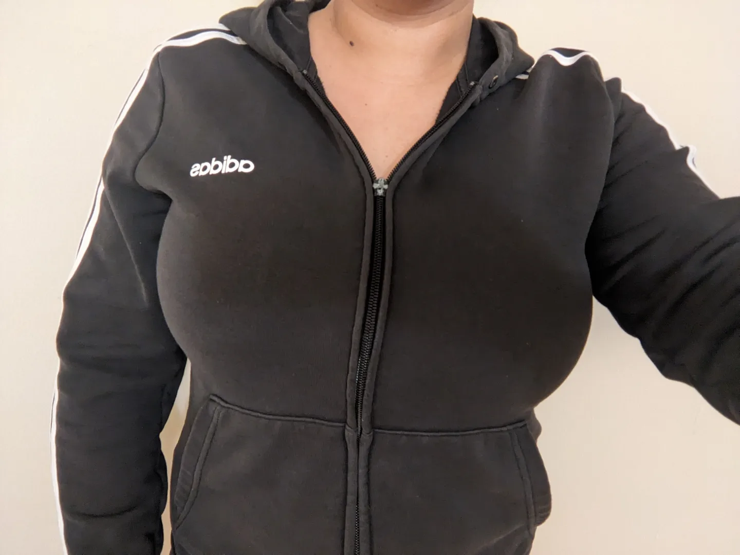 Adidas Black Zip-Up Hoodie image indicator(10)