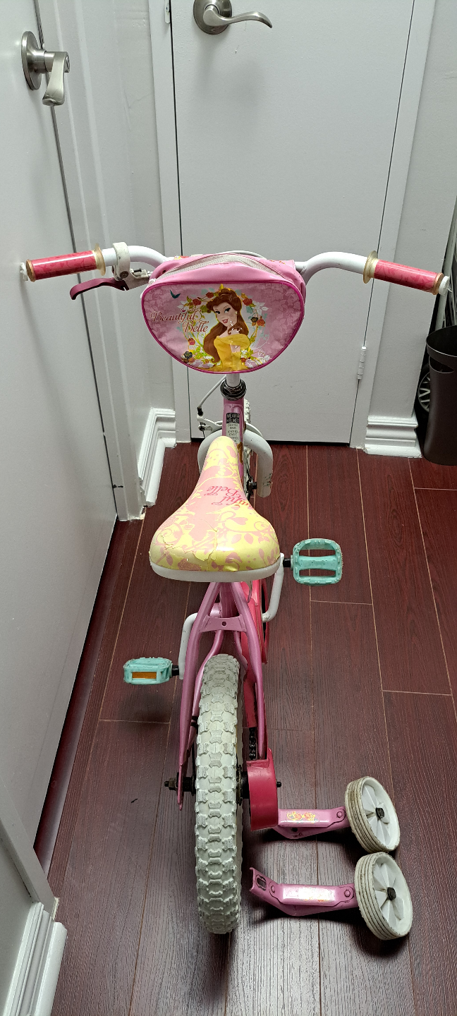 Disney Princess Belle 14" Kids Bike with Training Wheels - photo 2