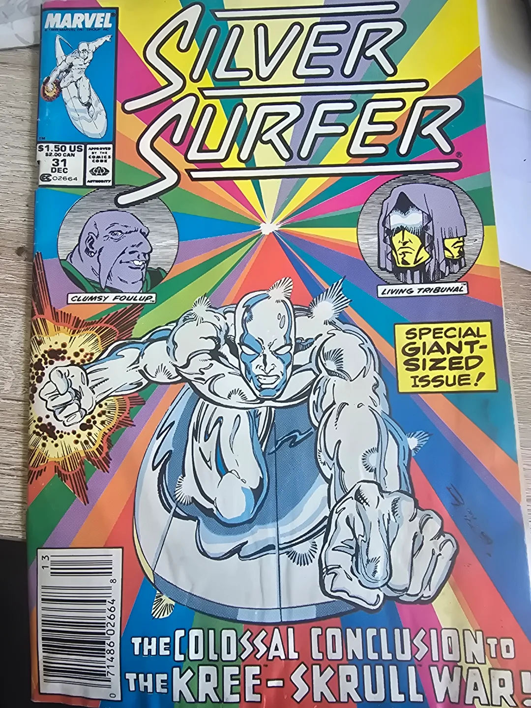Silver Surfer #13 Giant-Sized Issue Marvel Comic Book thumbnail