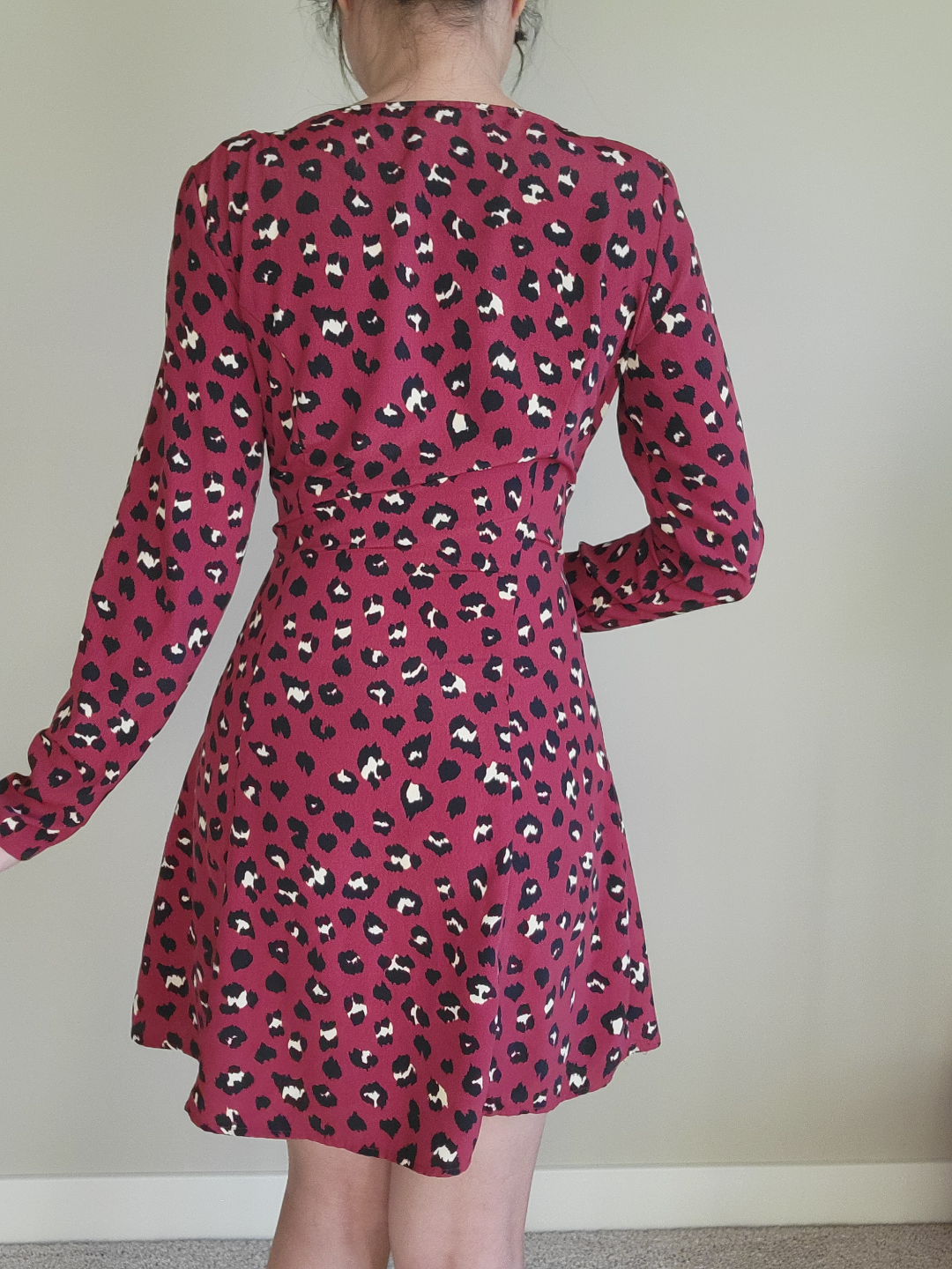 H&M Red Leopard Print Mini Dress - photo 3