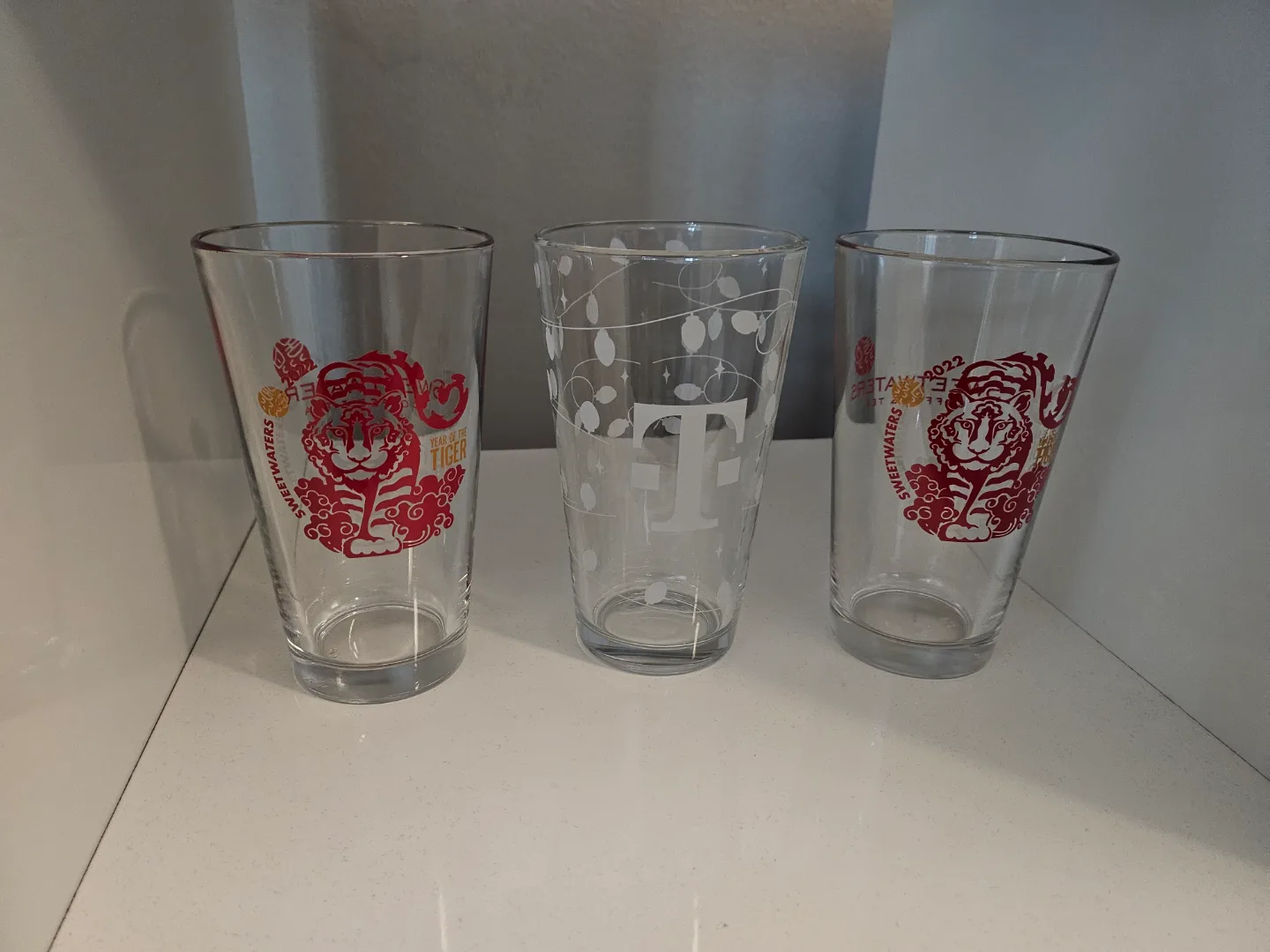 Glass tumbler set of 3 thumbnail
