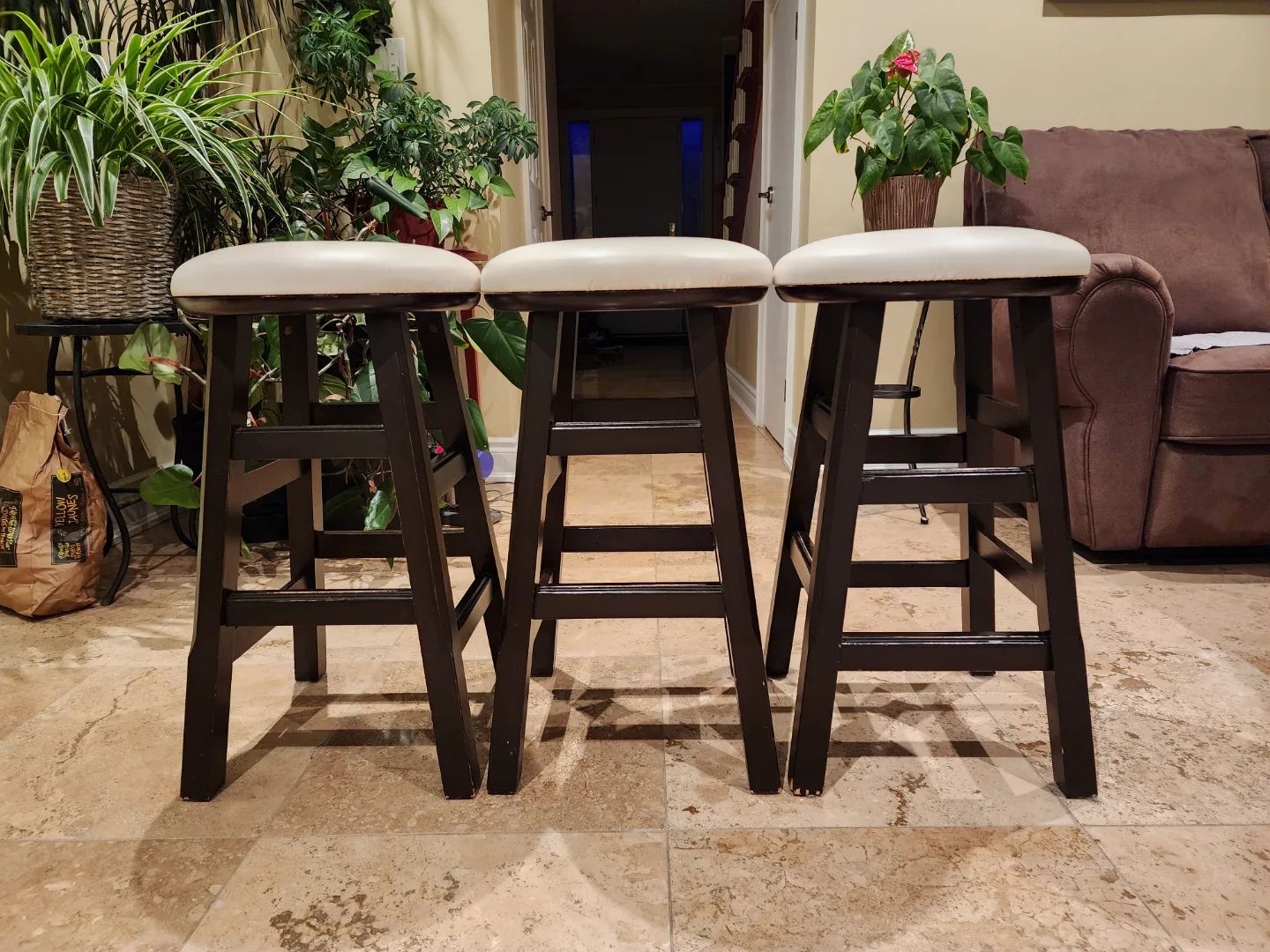 Set of Swivel Head Bar Stools thumbnail