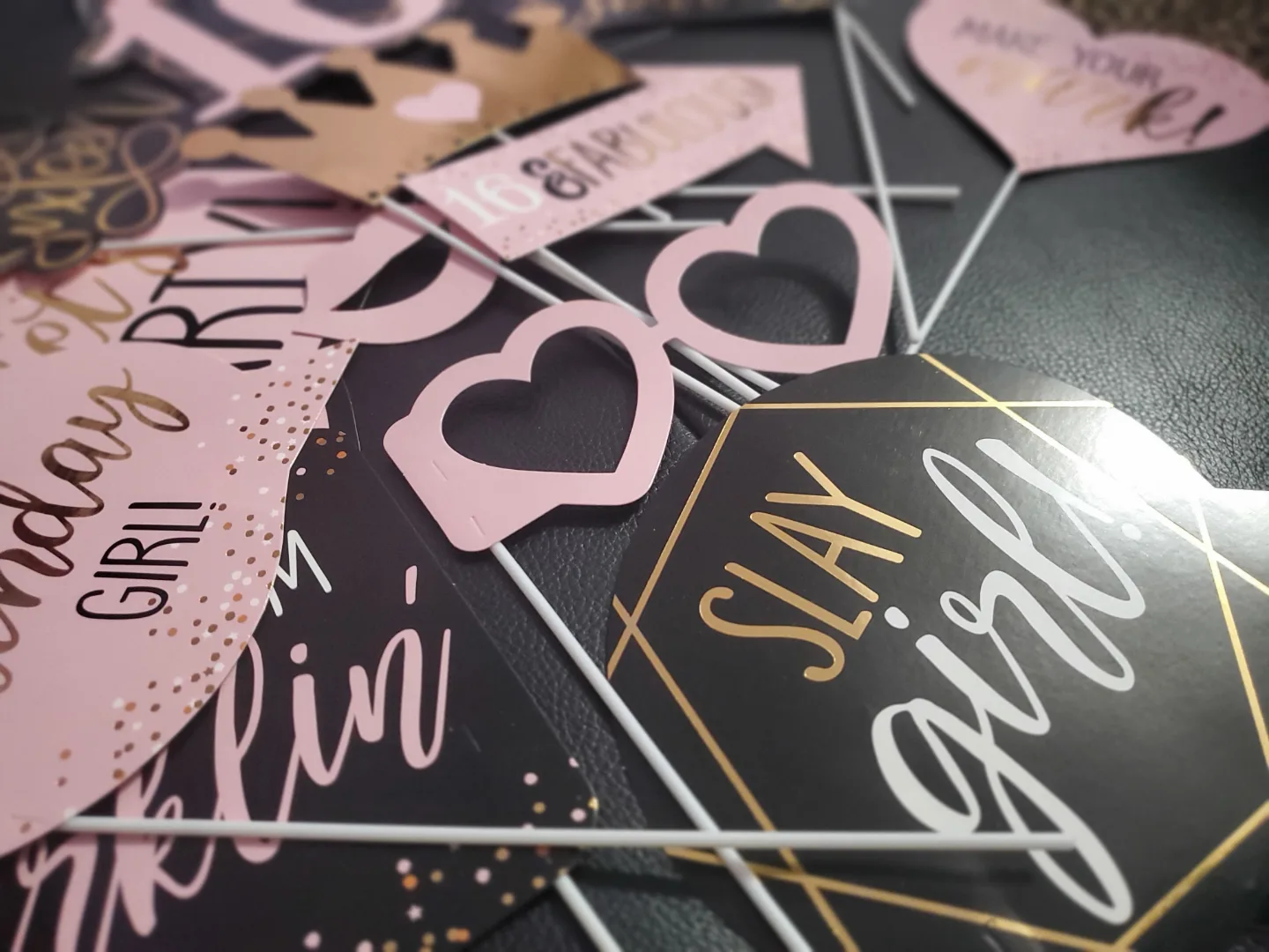 Sweet Sixteen Party Photo Booth Props image indicator(9)