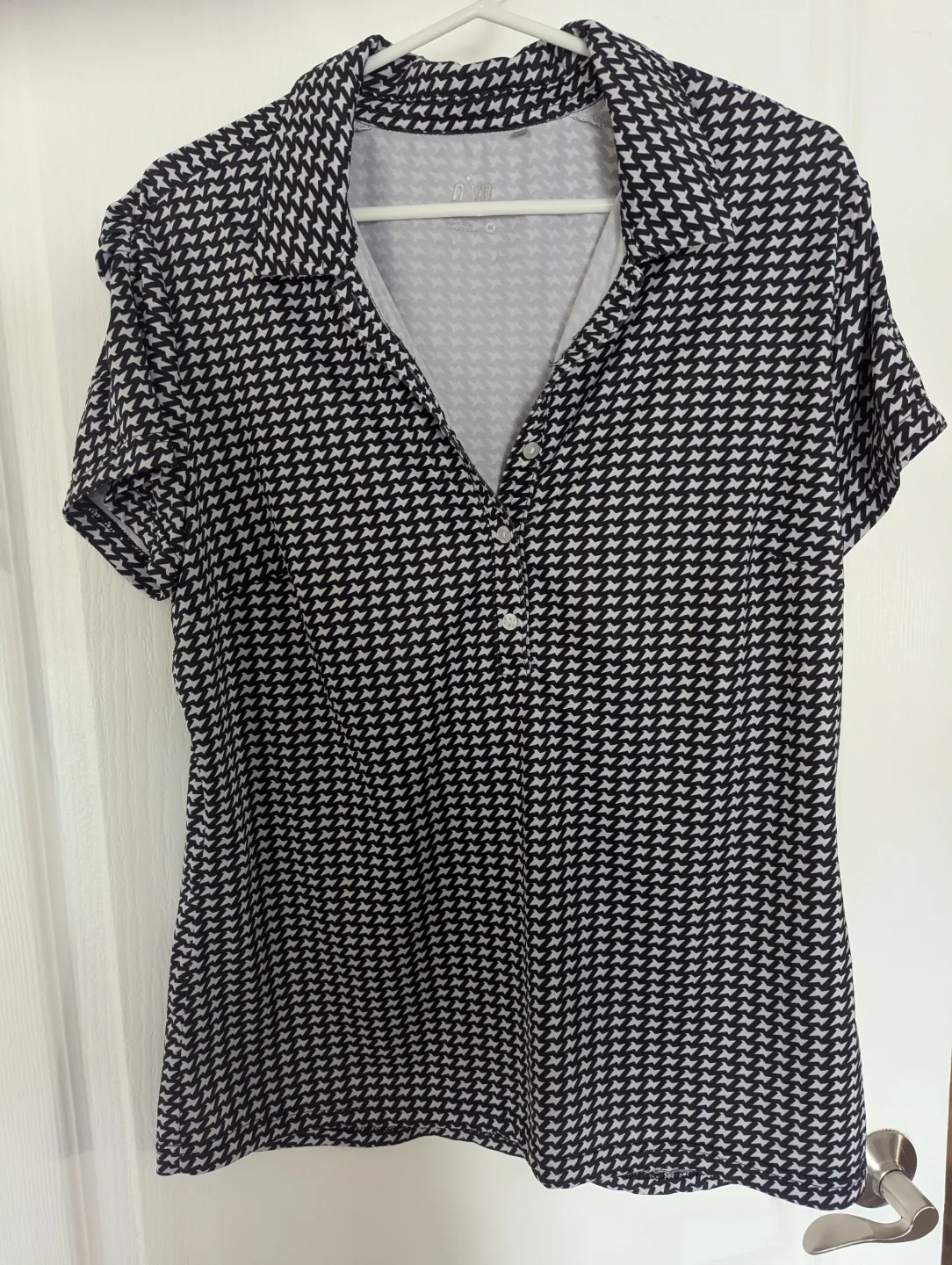 Women's short sleeve collared shirt 🧡 thumbnail