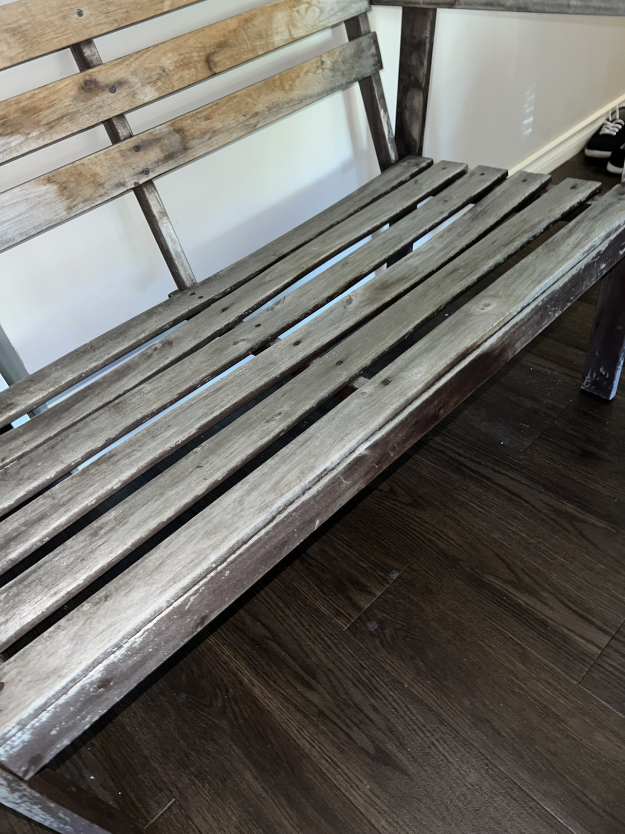 Rustic Wooden Bench - photo 3