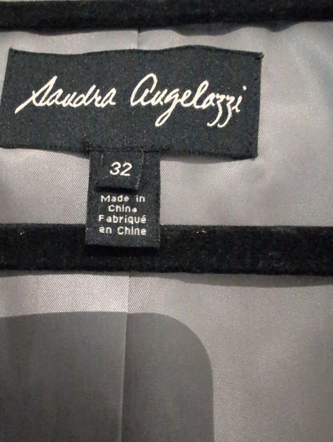 Linen metallic grey Blazer Size 32 image indicator(3)