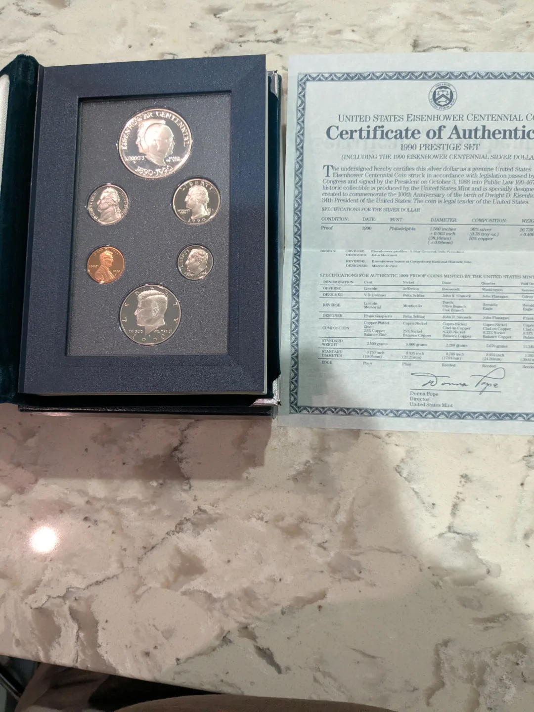 1990 United States Mint Prestige Proof Set image indicator(3)