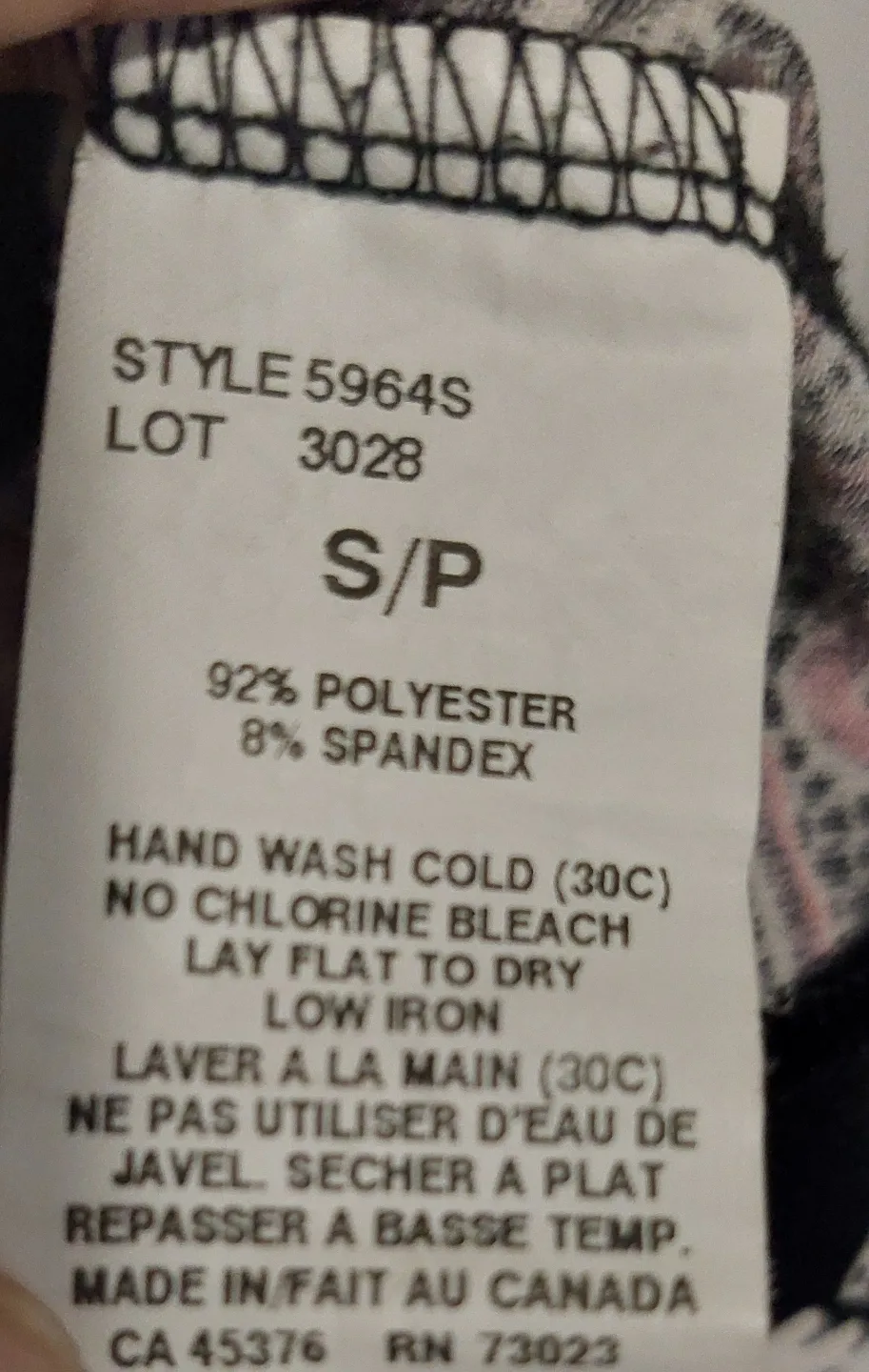 Suzy Shier Black and Pink Sleeveless Top image indicator(4)