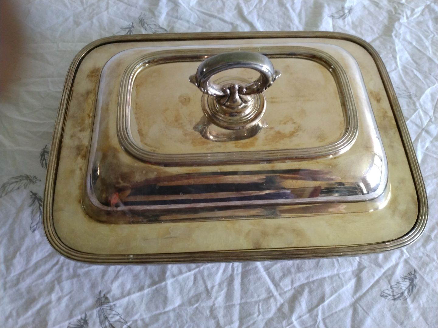 Vintage Silver-Plated Covered Serving Dish
