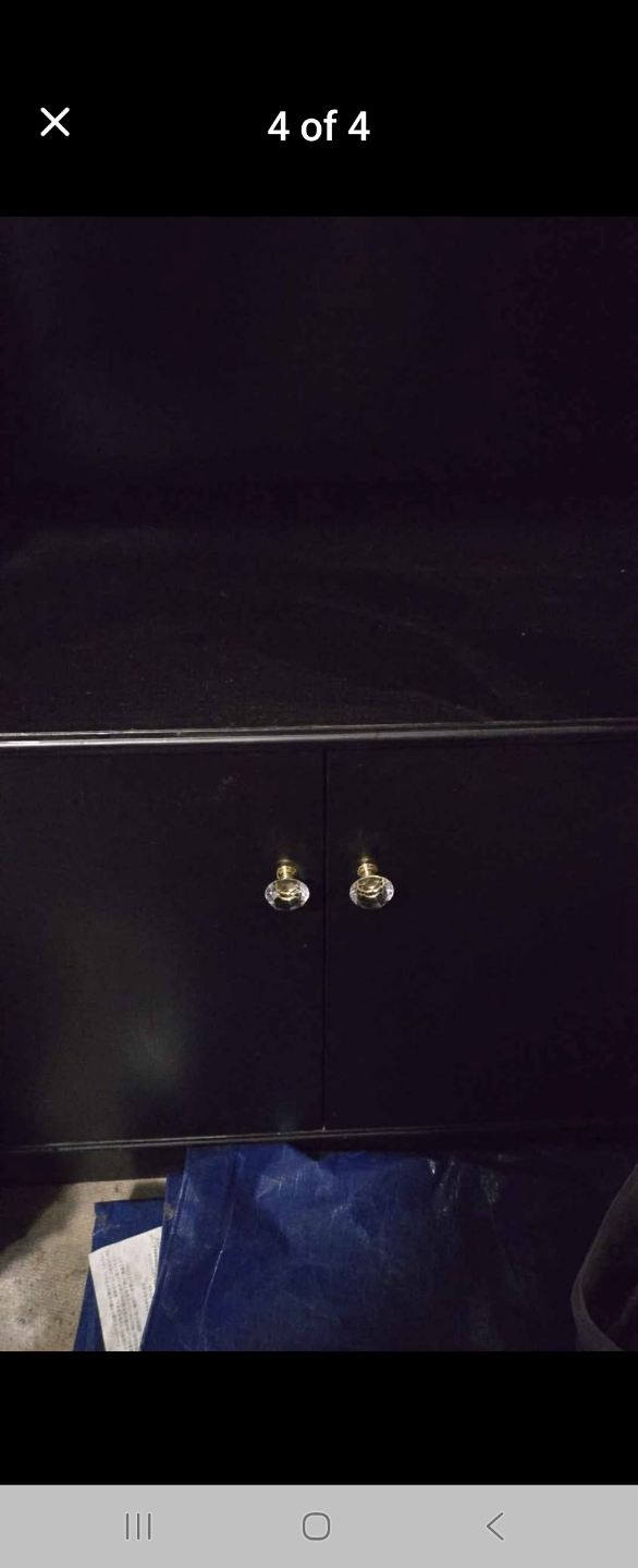 Black Bookcase with Cabinets - photo 2