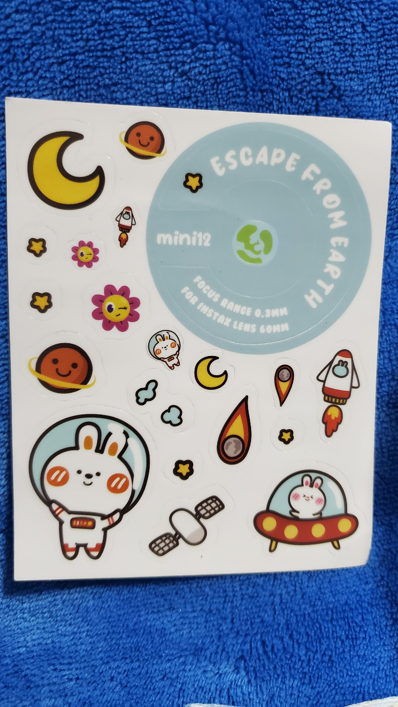 Instax Mini 12 Case Set - Clear Case, Strap, and Stickers - photo 4