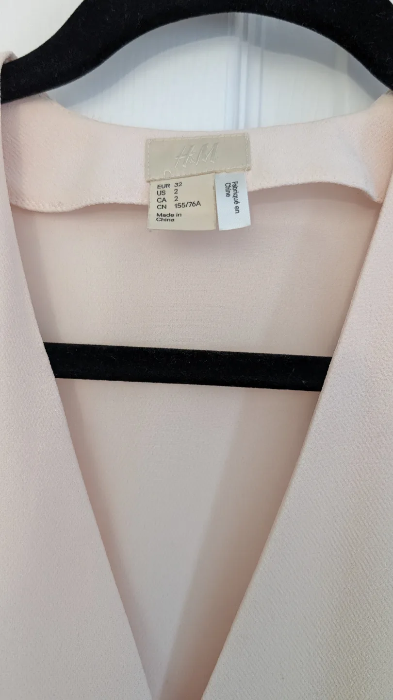 Pink H&M Mini Dress Size 2 image indicator(3)