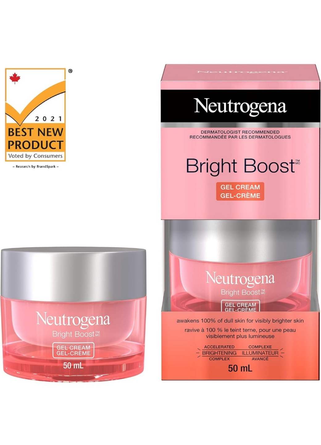 Two Neutrogena Bright Boost Gel Creams (50ml each) - photo 3