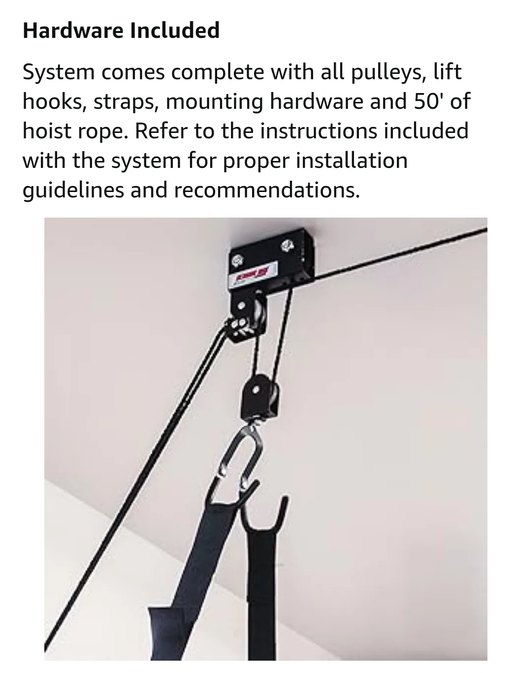 canoe/kayak/bicycle/ladder hoist image indicator(4)
