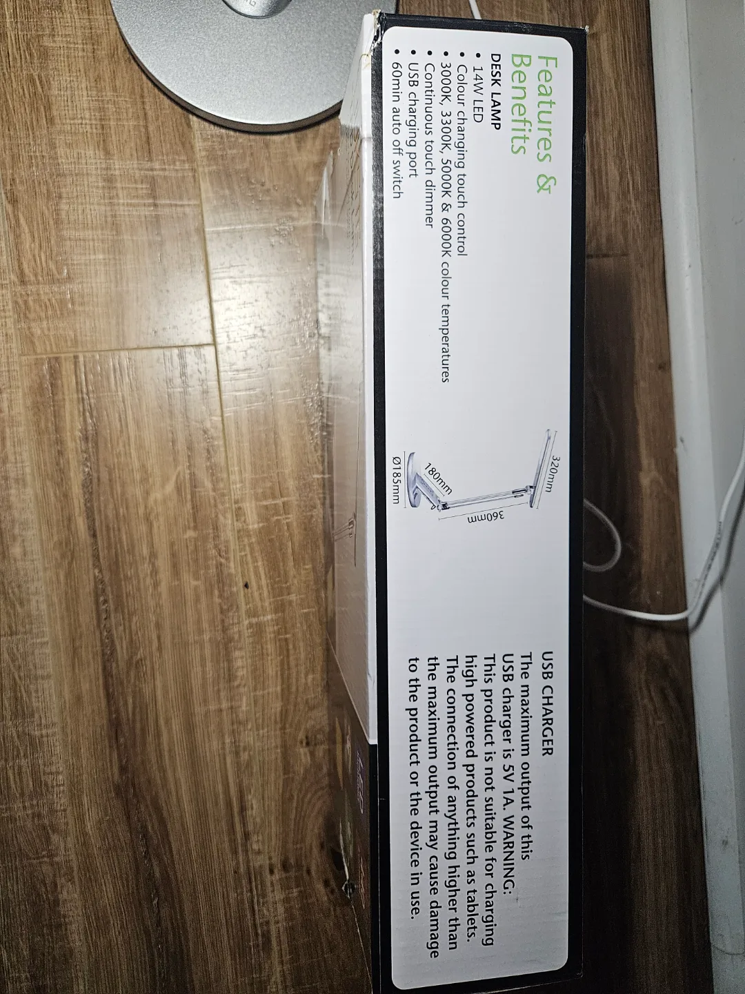 JUKSTG LED Desk Lamp - Colour Changing Touch Control image indicator(3)