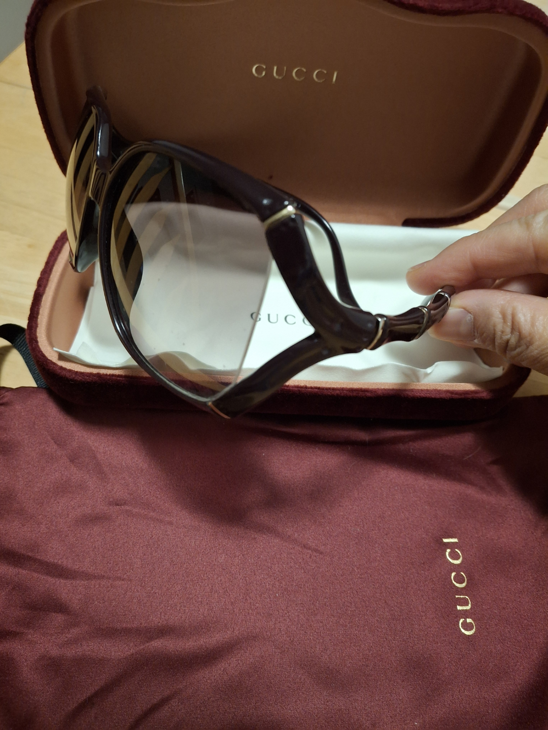 Gucci Sunglasses with Case