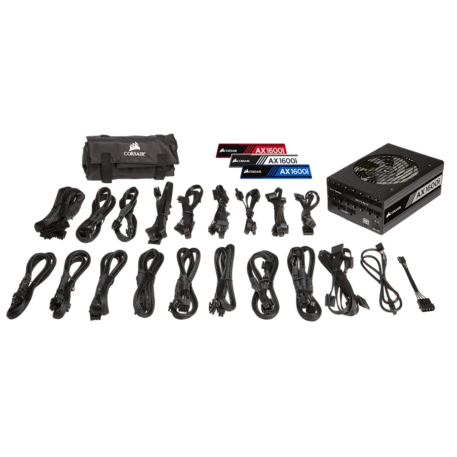 Corsair AX1600i 1600W 80+ Titanium Fully Modular Power Supply image indicator(3)