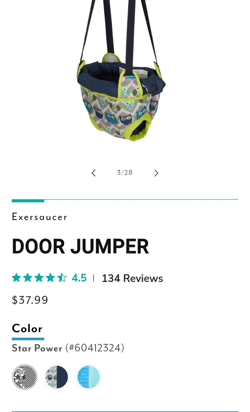 Exersaucer Door Jumper - - photo 3