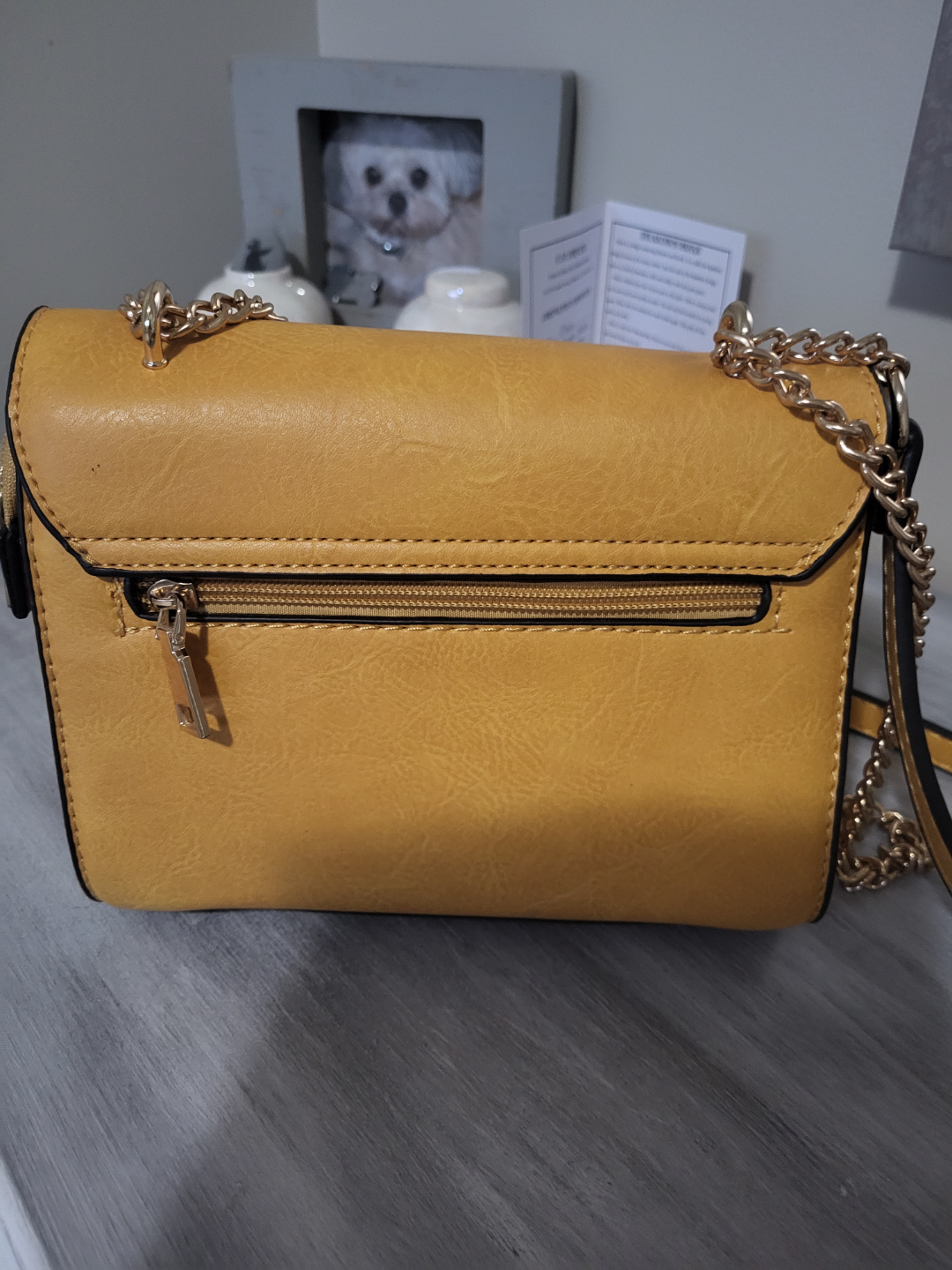 Mustard Yellow Crossbody Bag &Wallet - photo 4
