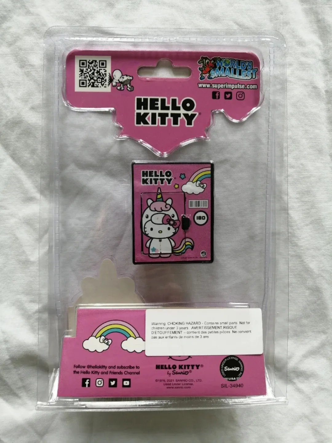 Hello Kitty Unicorn Pop Culture Micro Figure 🏒 image indicator(2)