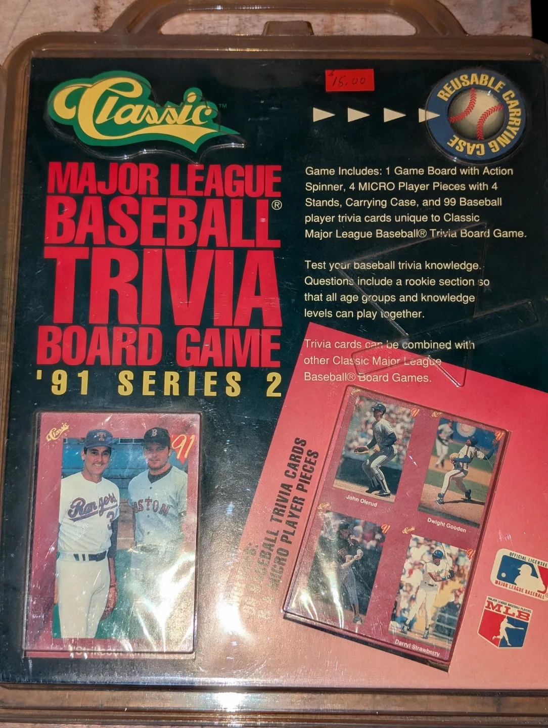 1991 Classic Major League Baseball Trivia Board Games thumbnail