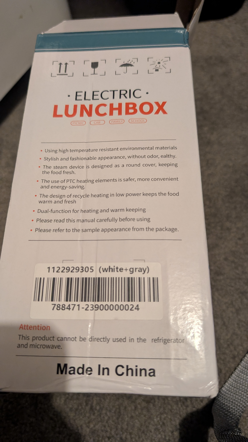 Electric Lunchbox with Carrying Case - photo 4