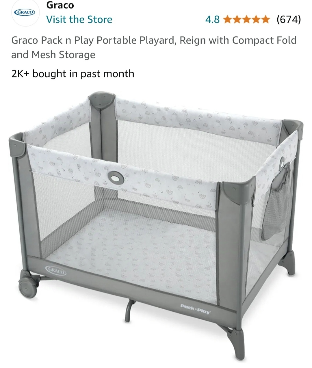 Graco Pack 'n Play Portable Playard (crib) - photo 5
