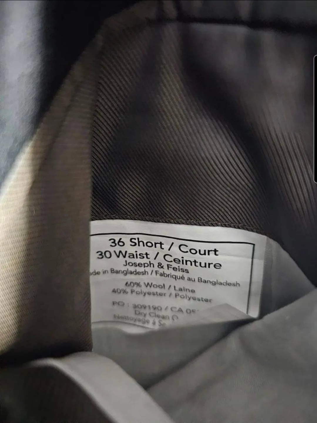 Joseph & Feiss Dark Grey Suit image indicator(4)