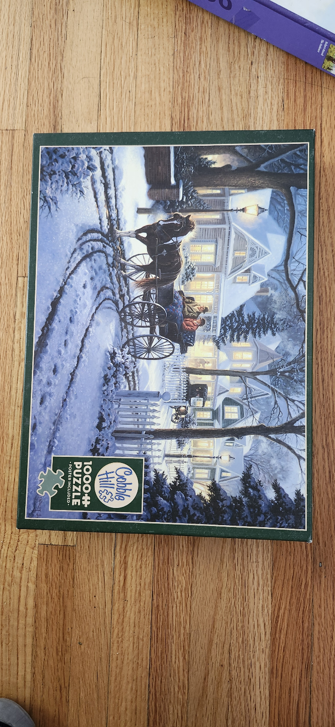 Cobble Hill 1000 Piece Jigsaw Puzzle - Winter Scene - photo 2