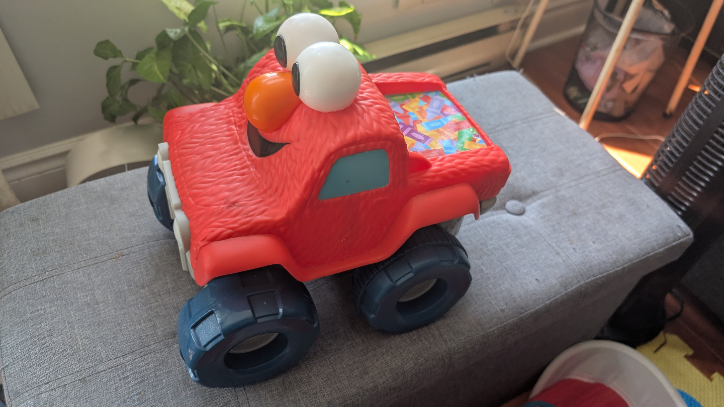 Sesame street giggle and go Elmo monster truck - photo 3
