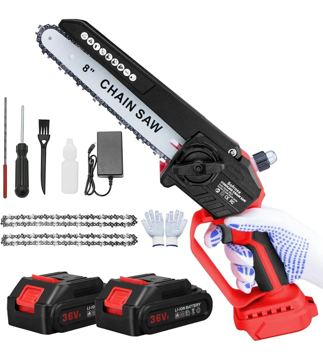 Cordless Chainsaw With Accessories thumbnail