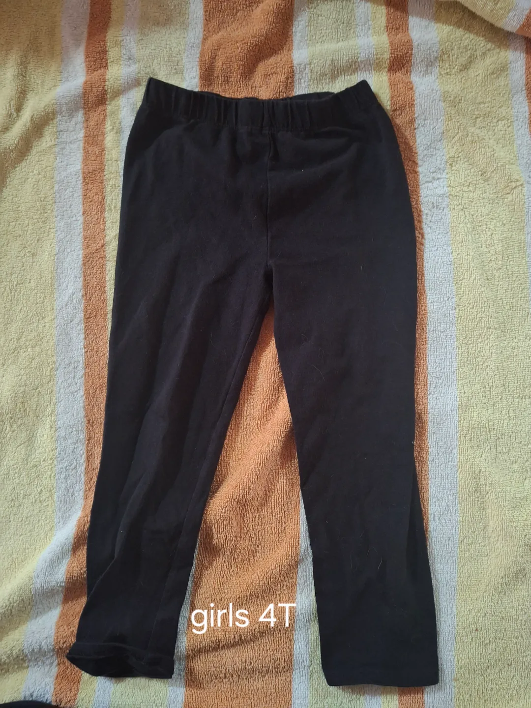 Girls' Size 4T Black Leggings thumbnail