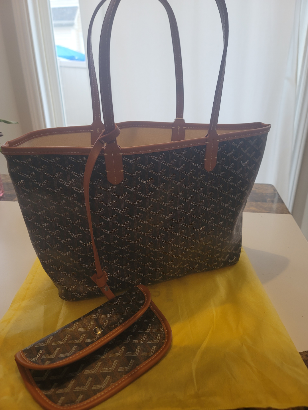 GOYARD Tote Bag with Pouch