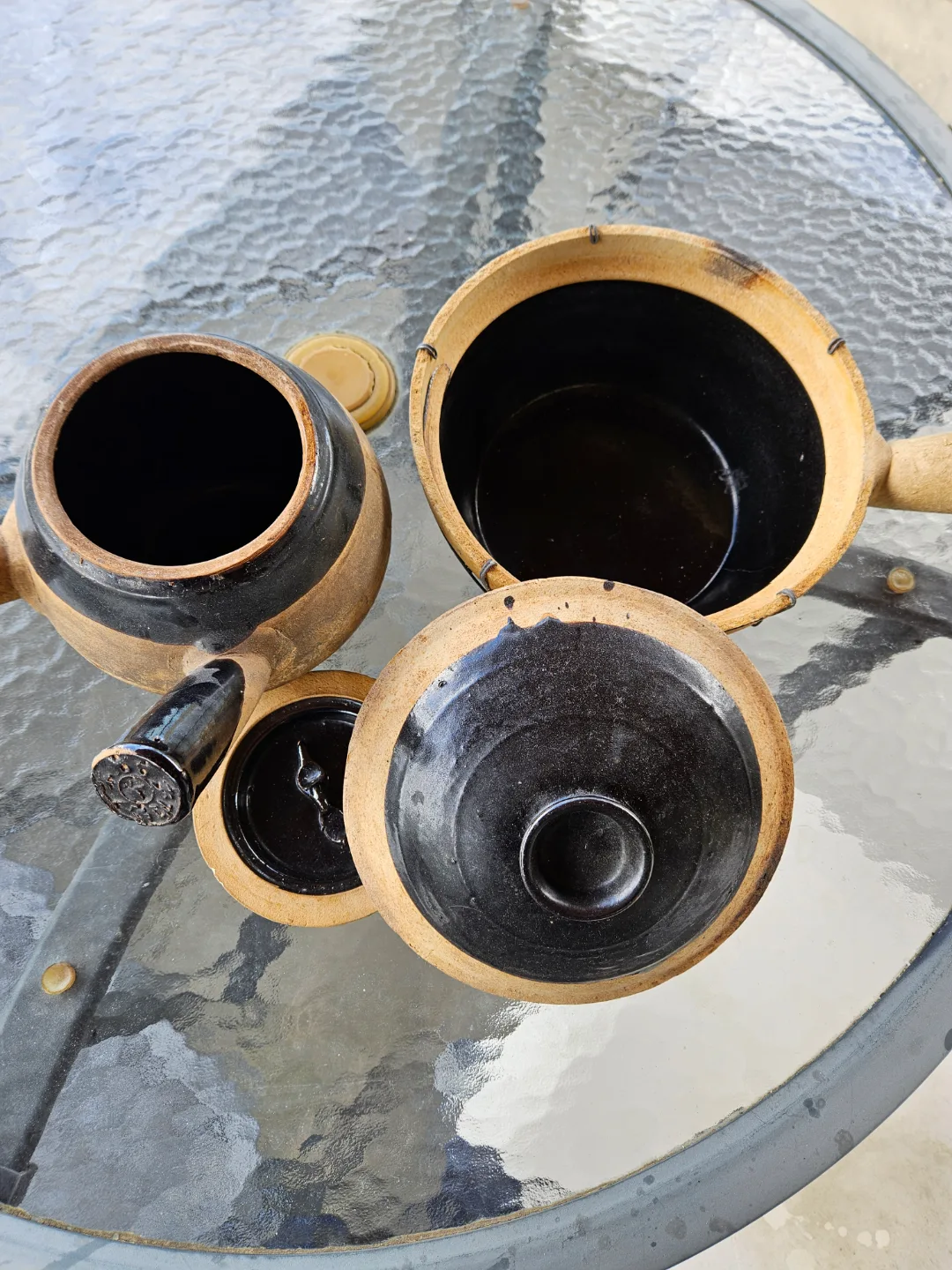 Vintage Clay Herbal/Soup Pots image indicator(2)