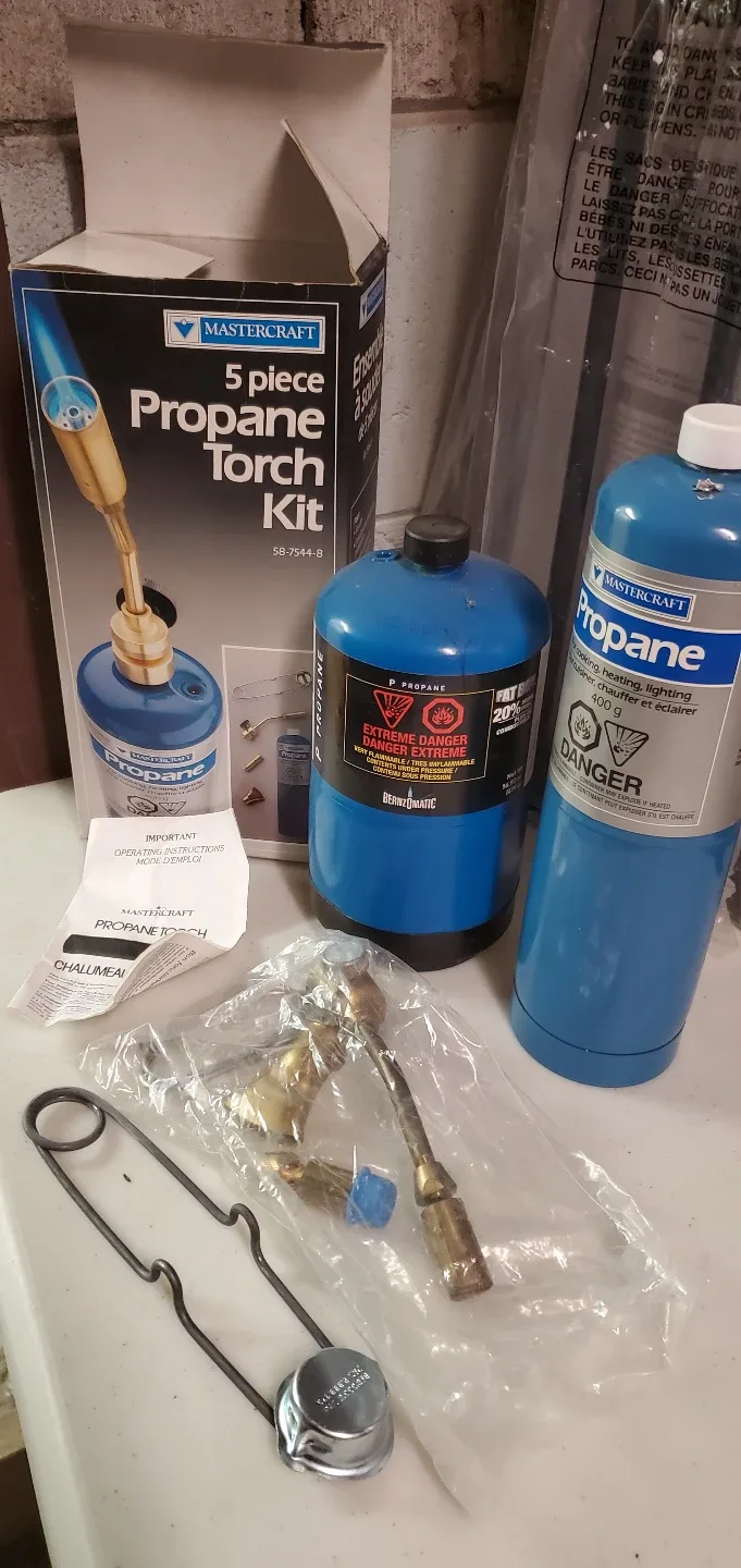 Mastercraft 5-Piece Propane Torch Kit plus extra tank image indicator(2)
