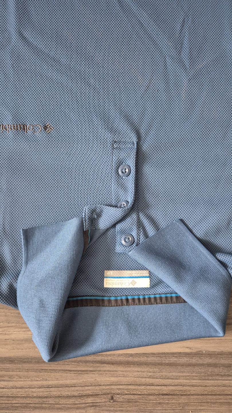 Columbia Men's Blue Polo Shirt
