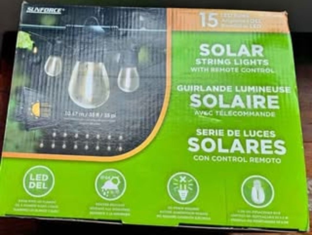 Sunforce 15-Light Solar String Lights with Remote - photo 5