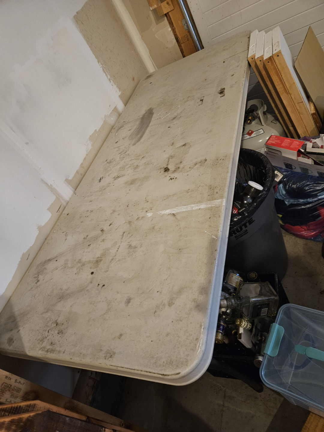 Used Plastic Work Table - Garage/Basement
