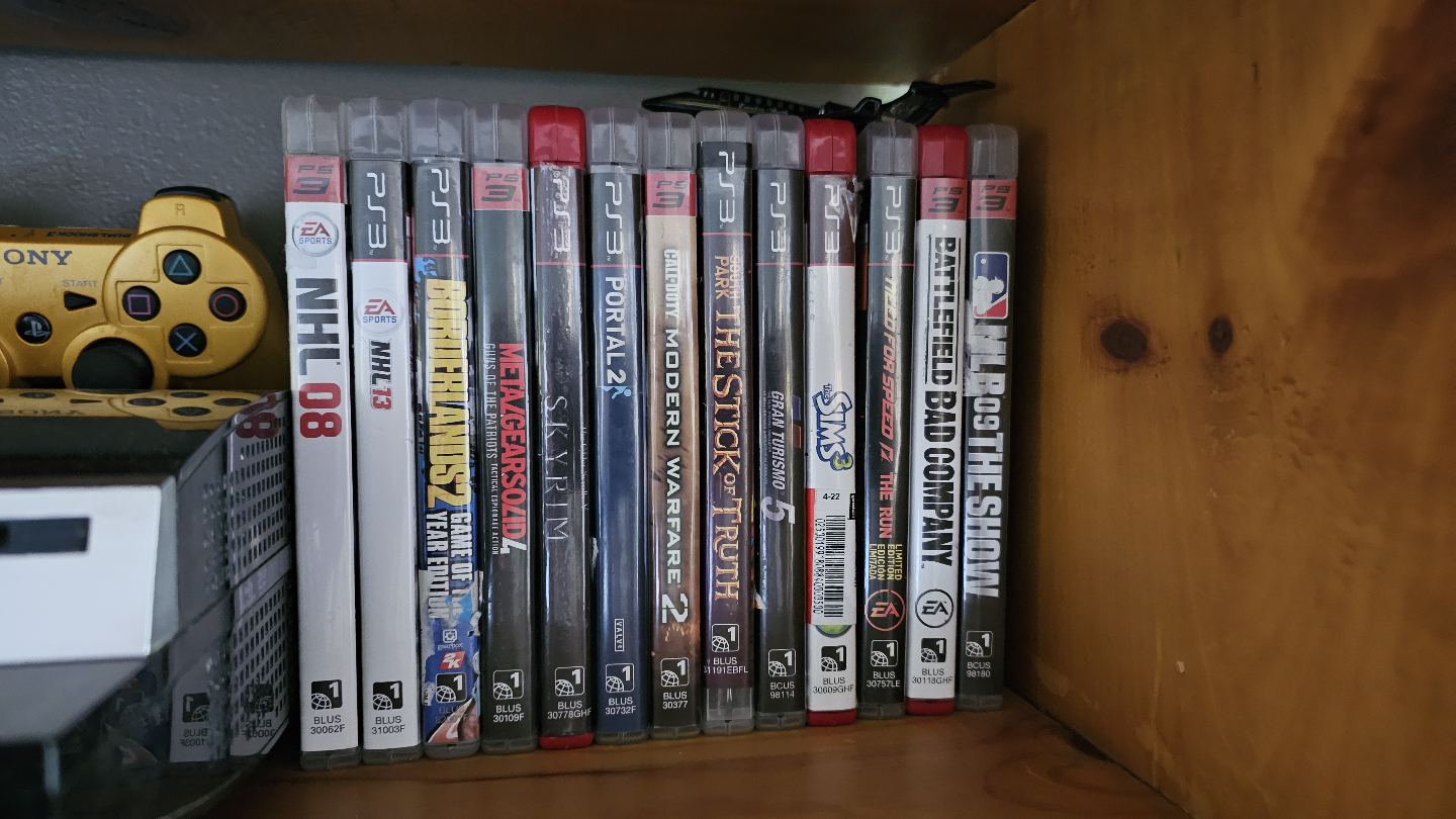 original ps3+Games Collection + Accessories - photo 3