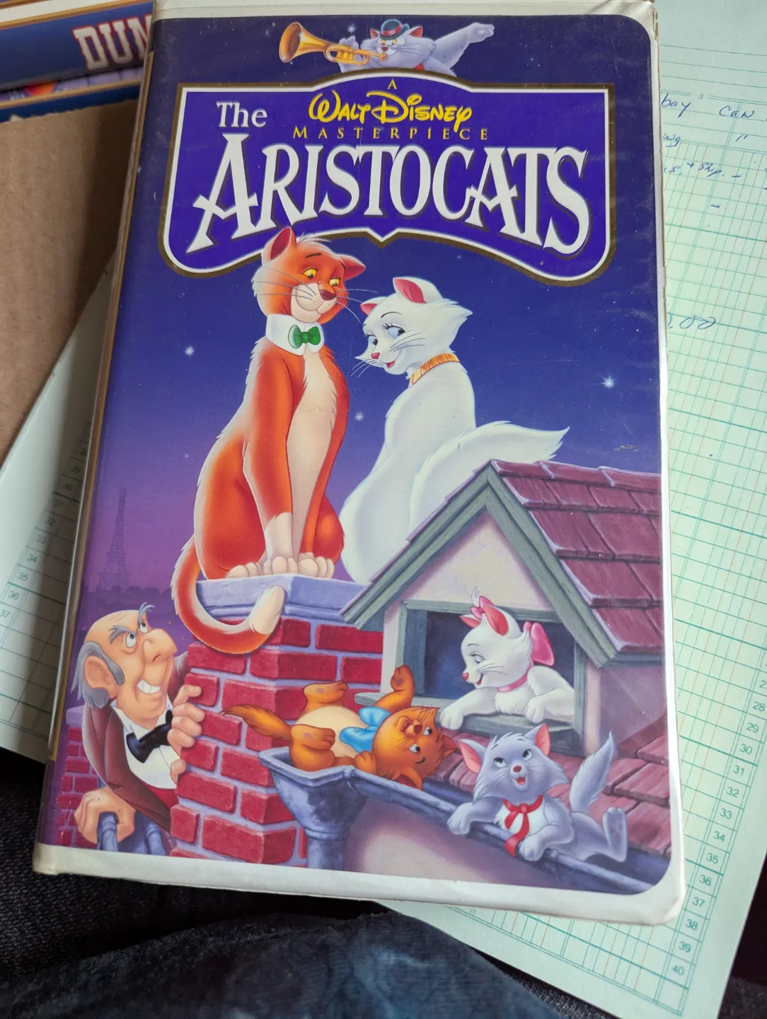 Walt Disney's The Aristocats VHS Tape thumbnail
