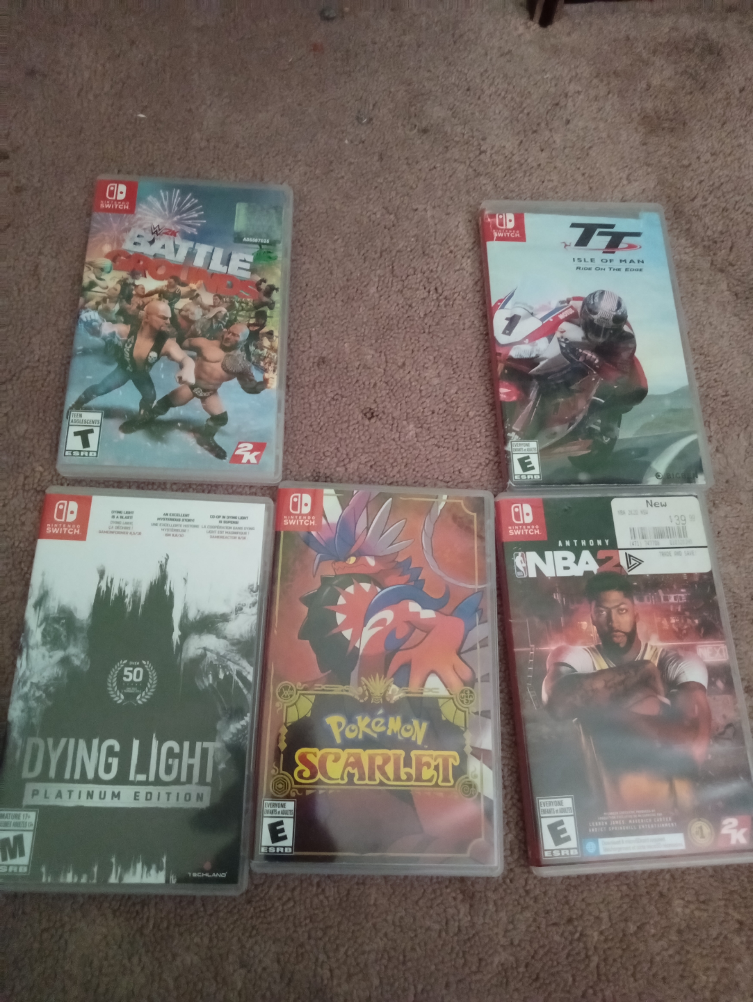 Nintendo switch games bundle.