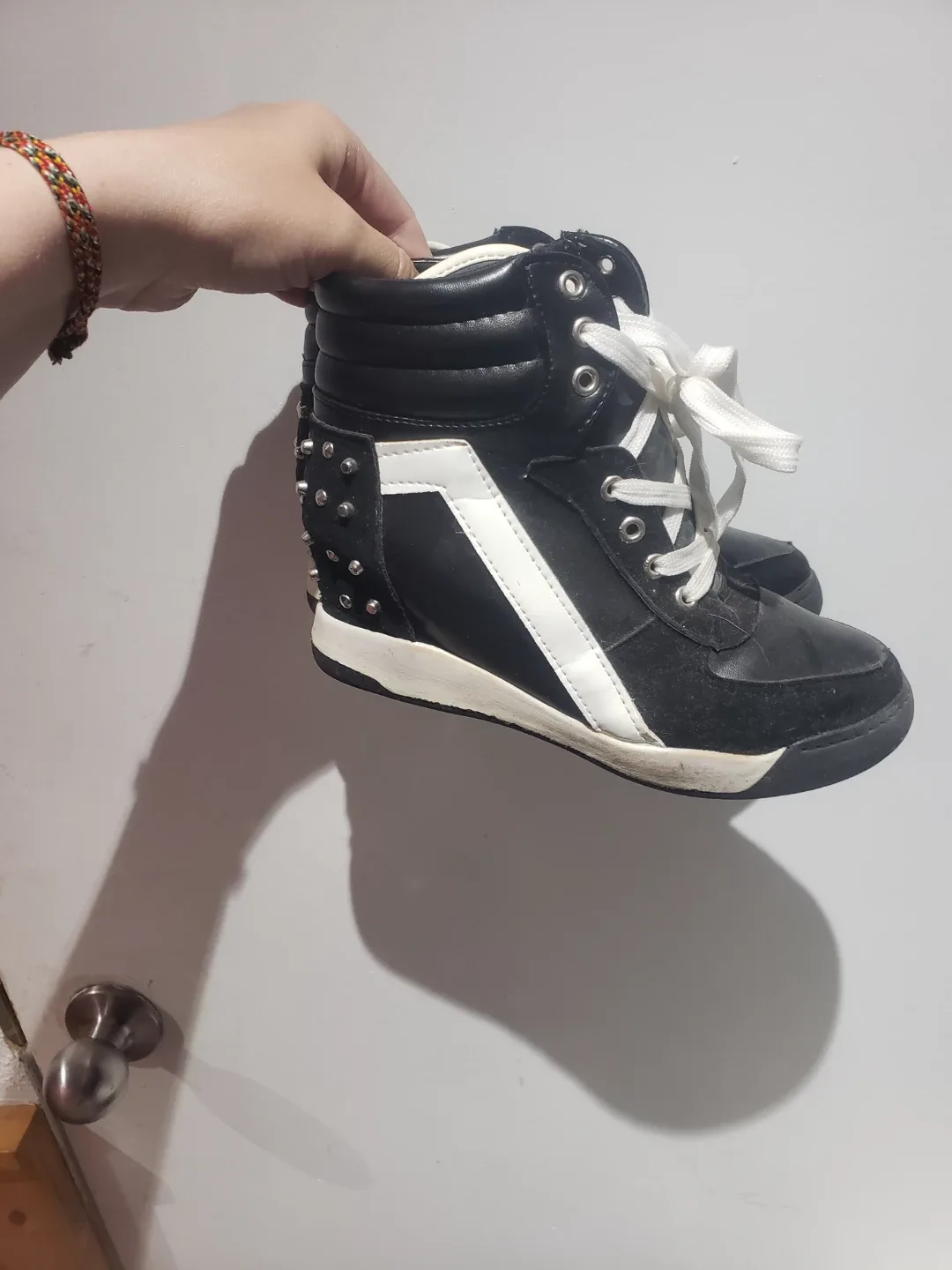 Women's Studded Wedge Sneakers image indicator(2)