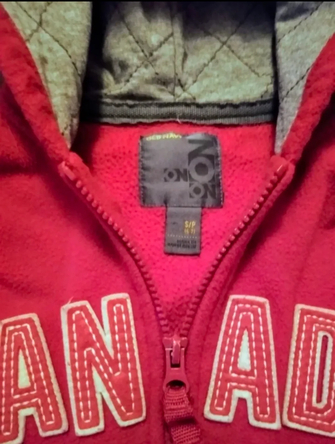 Kid's Polar Fleece Canada Hoodie Jacket image indicator(2)